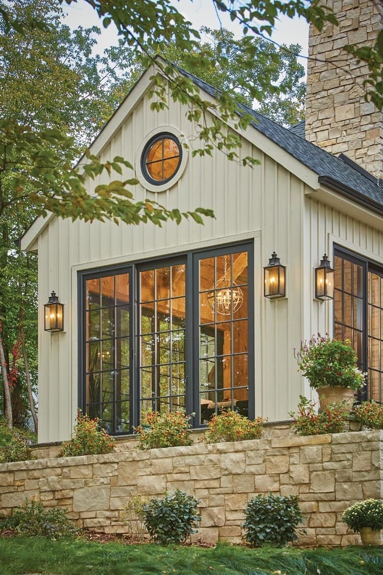 Ultra Series sliding patio door, and radius window