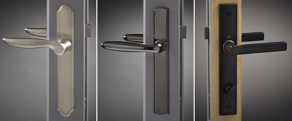 Modern Swing Door Handle Set For Multipoint Locks